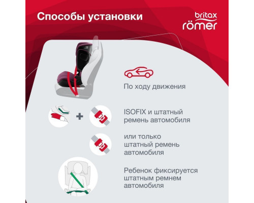 Britax Roemer Автокресло Kidfix M i-SIZE Burgundy Red (гр.2/3)