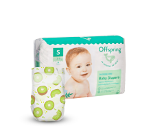 Offspring подгузники S 3-6 кг 48 штук Киви