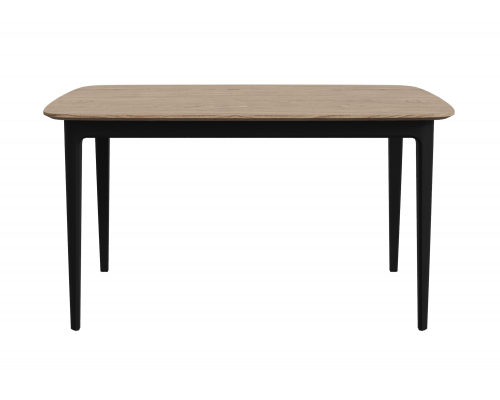 Стол обеденный Tammi 140*90 см (натуральный дуб, черный)