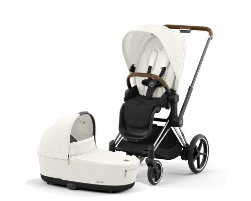 Cybex Priam IV Коляска 2 в 1 Chrome Brown / Off White