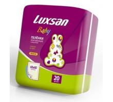 Luxsan Baby пеленка 60х60 с рисунком 20 штук