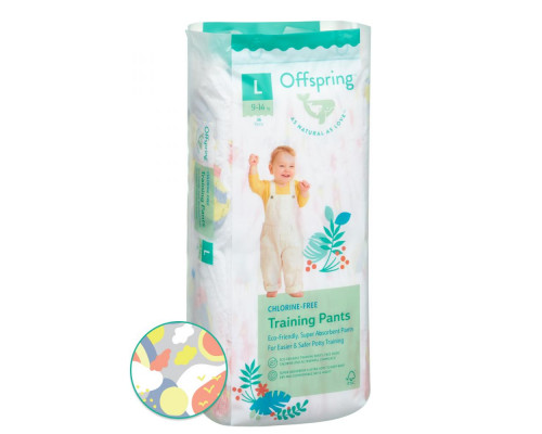 Offspring трусики-подгузники L 9-14 кг 36 штук Небо