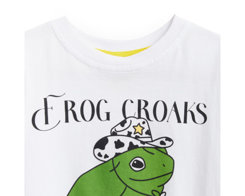 Happy Baby футболка детская White (frog)