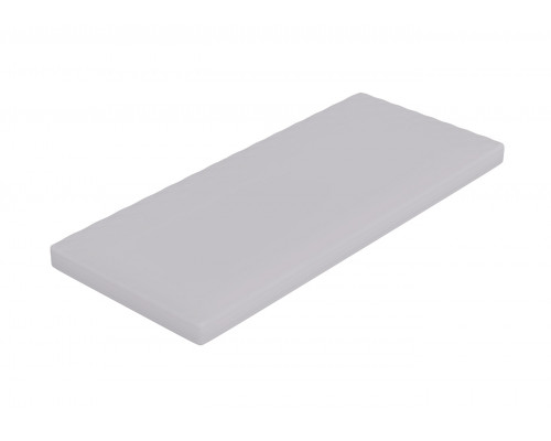 Простынь для прямоугольного матраса 90*200 см (серый, сатин)