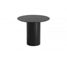 Стол обеденный Type D 90 см основание D 39 см (черный)