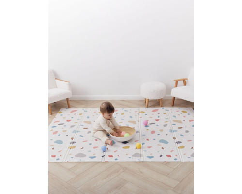 Happy Baby коврик детский складной игровой Soft Floor terrazzo