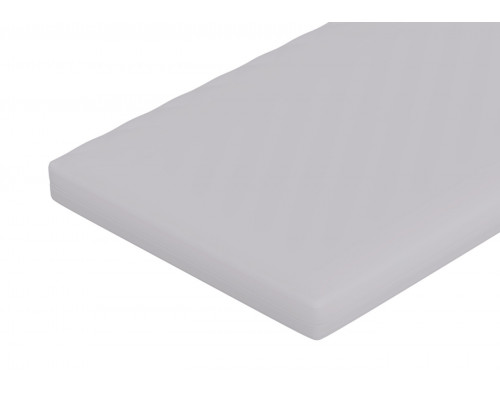 Простынь для прямоугольного матраса 80*200 см (серый, сатин)