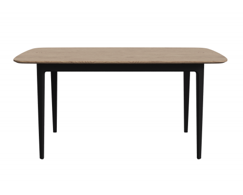 Стол обеденный Tammi 160*90 см (натуральный дуб, черный)