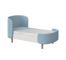 Кровать KIDI Soft для детей от 2 до 4 лет (голубой)