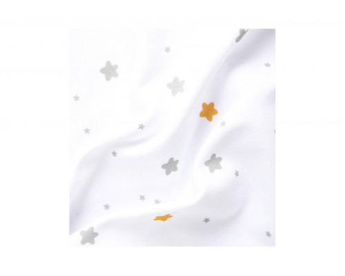 Простынь для кроватки KIDI soft от 0 до 4 лет (звёзды микс, трикотаж)