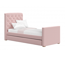 Кровать подростковая Elit soft (розовый)
