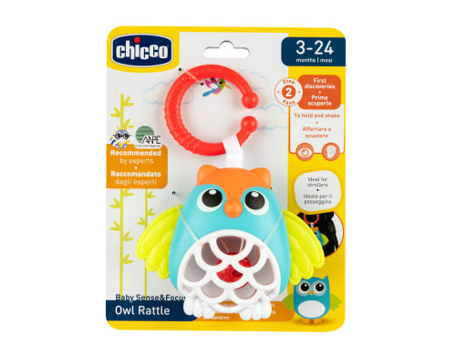 Chicco игрушка-погремушка Совёнок