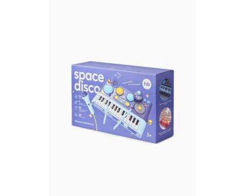 Happy Baby игрушка-синтезатор SPACE DISCO, синий