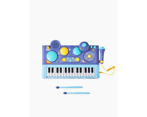 Happy Baby игрушка-синтезатор SPACE DISCO, синий