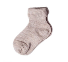 Wool&Cotton носки из шерсти мериноса, бежевые 0+