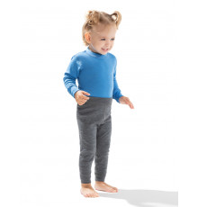 NORVEG штанишки 100% шерсть Soft Kids цвет серый меланж