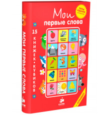 Clever 15 книжек-кубиков. Мои первые слова, русский язык.