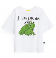 Happy Baby футболка детская White (frog)