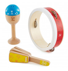 Hape музыкальная игрушка, детский набор перкуссионных инструментов