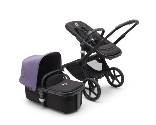 Bugaboo Fox5 коляска 2 в 1 Black/ Midnight Black/ Astro Purple