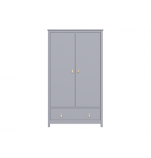 Шкаф Wood 2-х створчатый (серый)