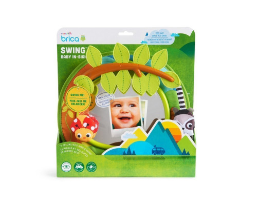 Brica munchkin зеркало контроля за ребёнком в автомобиле Swing!™ Baby In-Sight® Mirror