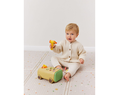 Happy Baby коврик детский складной игровой Soft Floor stone
