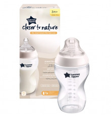 Tommee Tippee бутылочка для кормления Closer to nature 340 мл, 3 мес +