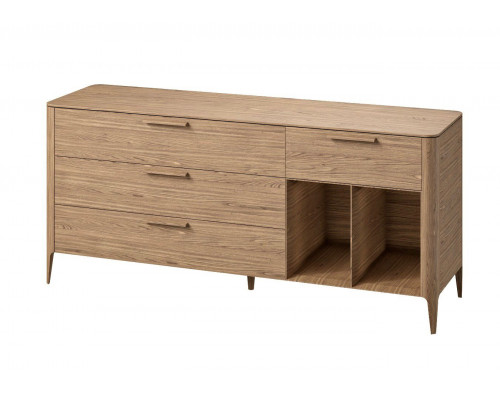 Тумба Type oak 4 ящика 2 полки ширина 180 см (натуральный дуб)