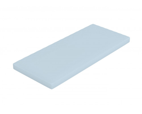 Простынь для прямоугольного матраса 90*200 см (голубой, сатин)
