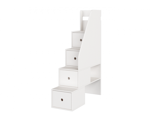 Лестница с ящиками home (белый)