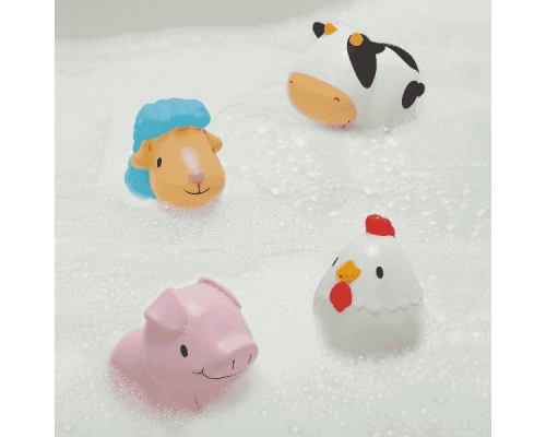 Munchkin игрушки для ванны брызгалки  Farm™ животные 4шт от 9 мес