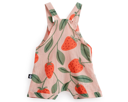 Happy Baby комплект детский: футболка и полукомбинезон Strawberry