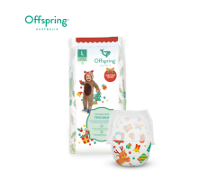 Offspring трусики-подгузники, L 9-14 кг  36 шт  расцветка Новый год