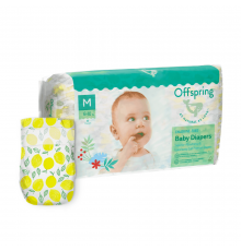 Offspring подгузники M 6-10 кг 42 штук Лимоны