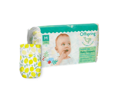 Offspring подгузники M 6-10 кг 42 штук Лимоны