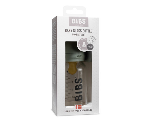 BIBS бутылочка для кормления в наборе 110 мл Sage