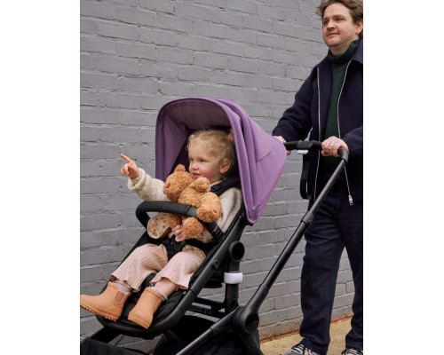 Bugaboo Fox5 коляска 2 в 1 Black/ Midnight Black/ Astro Purple