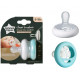 Tommee Tippee соска-пустышка силиконовая Breast-like, 6-18 мес., 2 шт.