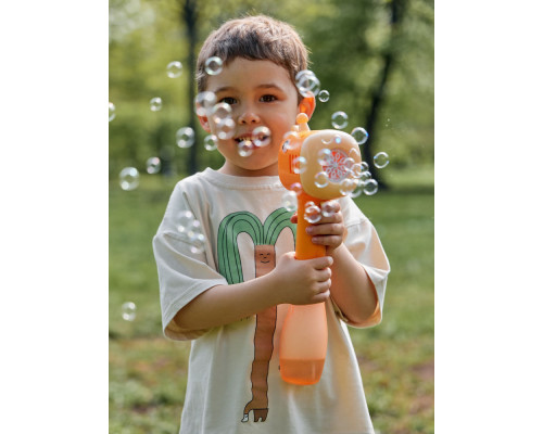 Happy Baby генератор мыльных пузырей bubble gun orange