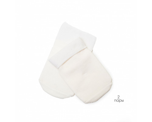 OLANT BABY носки детские, хлопок, 2 пары, молочный