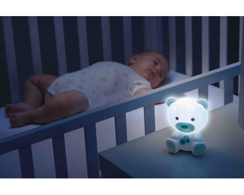 Chicco ночник-мини музыкальный Медвежонок Dreamlight розовый                         