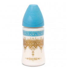 Suavinex бутылка 0+ 270 мл Haute Couture голубой