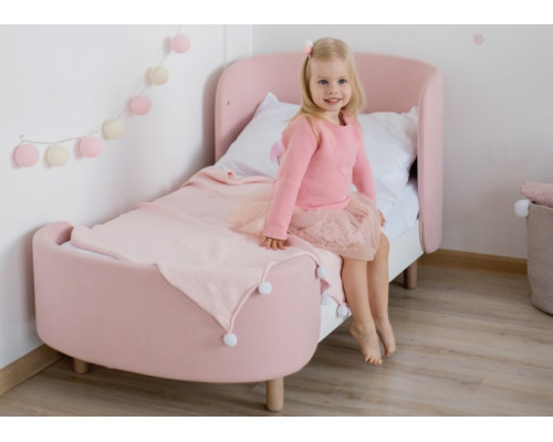 Кроватка-трансформер KIDI Soft (розовый)