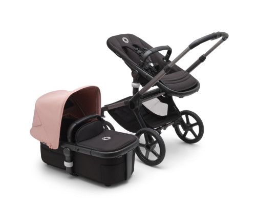 Bugaboo Fox5 коляска 2 в 1 Graphite/ Midnight Black/ Morning Pink