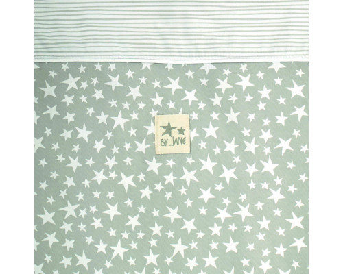 JANE кровать приставная 0+ с комплектом постельного белья Baby Side, Star