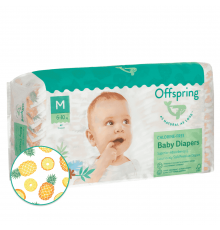 Offspring подгузники M 6-10 кг 42 штук Ананасы