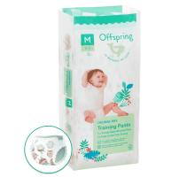 Offspring трусики-подгузники M 6-11 кг 42 штуки Совы