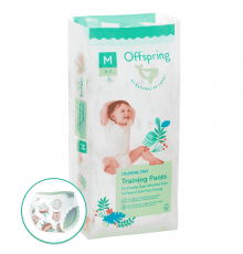 Offspring трусики-подгузники M 6-11 кг 42 штуки Совы