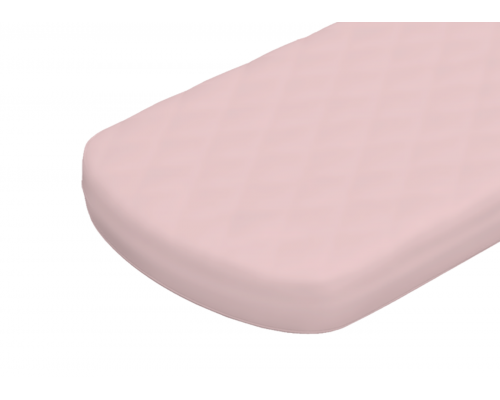 Простынь для кровати KIDI soft размер М 80*180 см (розовый, сатин)
